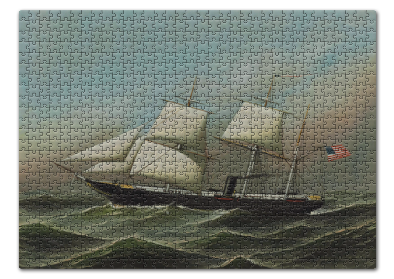 Printio Пазл 43.5×31.4 см (408 элементов) American naval frigate (антонио якобсен)