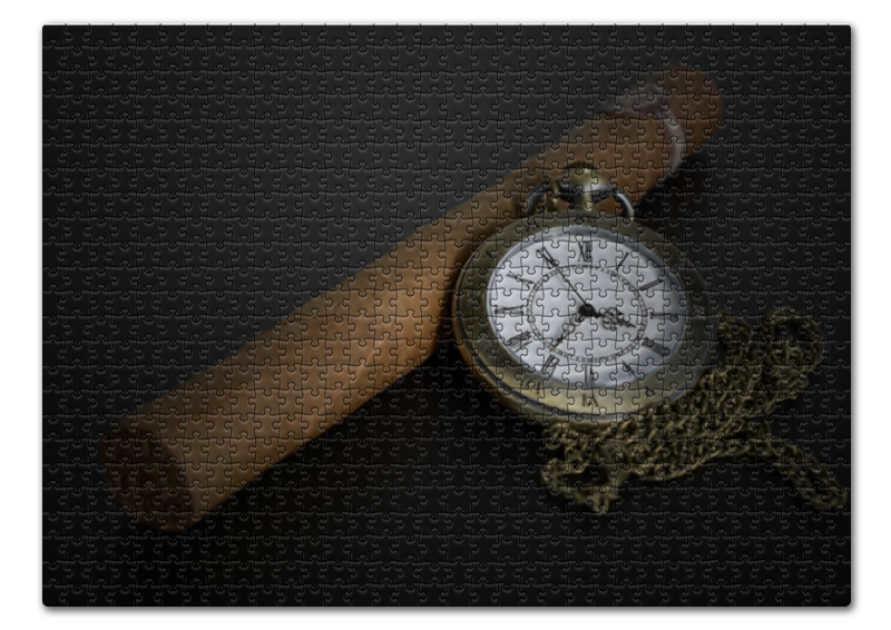 Printio Пазл 43.5×31.4 см (408 элементов) Карманные часы столик кофейный kaya 408×408×530 мм цвет золотистый зелёный