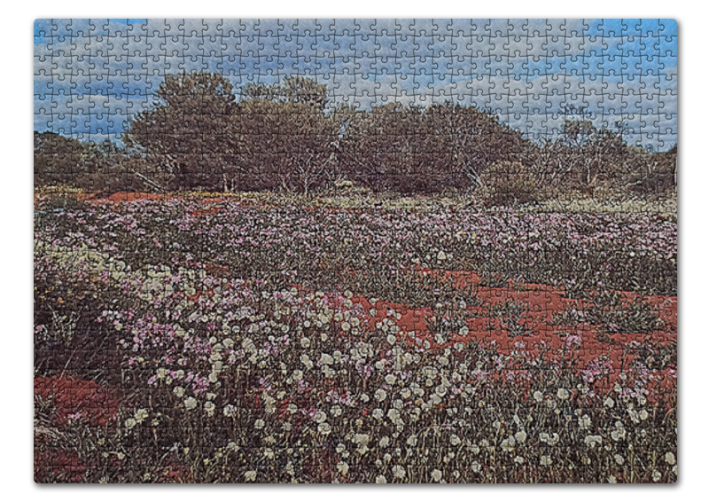 Printio Пазл 43.5×31.4 см (408 элементов) Цветочное поле. printio пазл 43 5×31 4 см 408 элементов цветочное поле