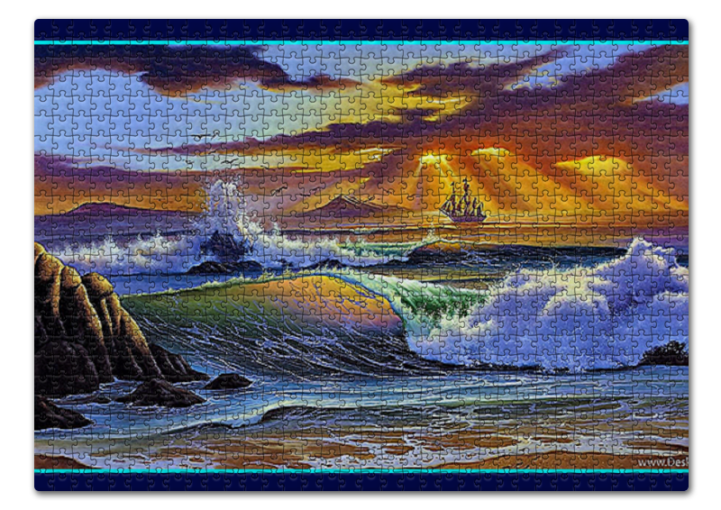 Printio Пазл 43.5×31.4 см (408 элементов) Морской этюд printio пазл 43 5×31 4 см 408 элементов морской этюд