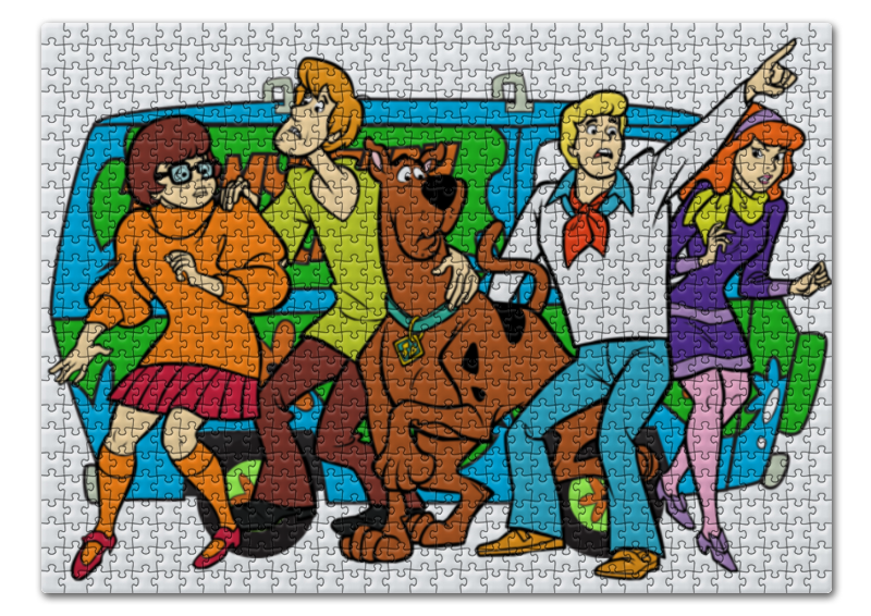 Printio Пазл 43.5×31.4 см (408 элементов) Scooby doo / cкуби ду