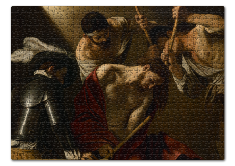 Printio Пазл 43.5×31.4 см (408 элементов) Увенчание (коронование) терновым венцом боровская наталья федоровна караваджо между ренессансом и барокко