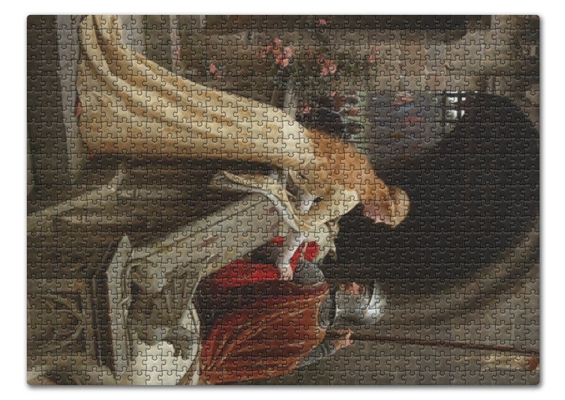 Printio Пазл 43.5×31.4 см (408 элементов) Бог в помощь (эдмунд блэр лейтон)