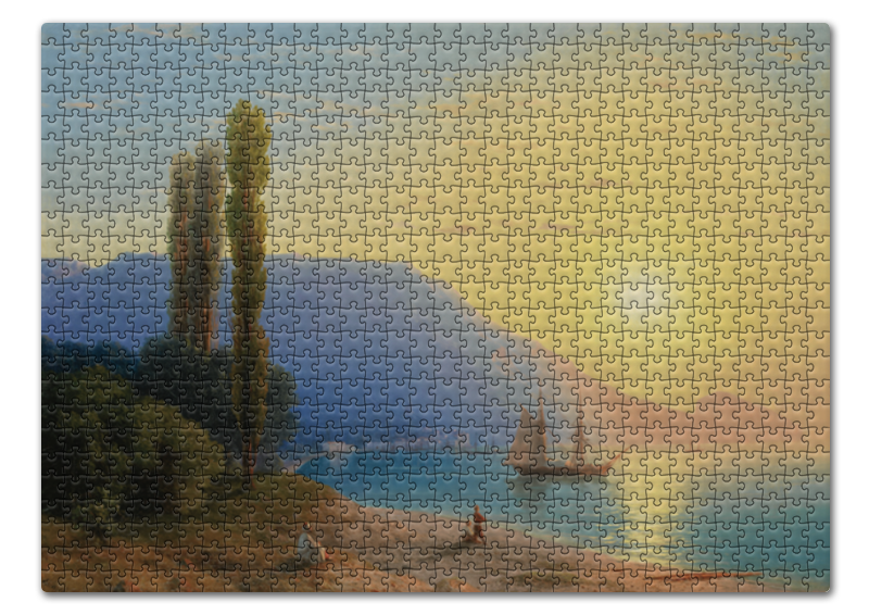 Printio Пазл 43.5×31.4 см (408 элементов) Закат в ялте (картина айвазовского)