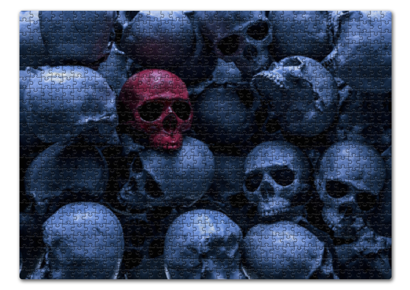 Printio Пазл 43.5×31.4 см (408 элементов) Red skull