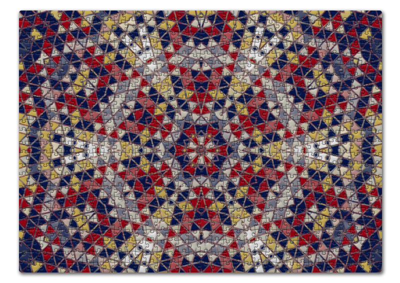 Printio Пазл 43.5×31.4 см (408 элементов) Цветная мозаика