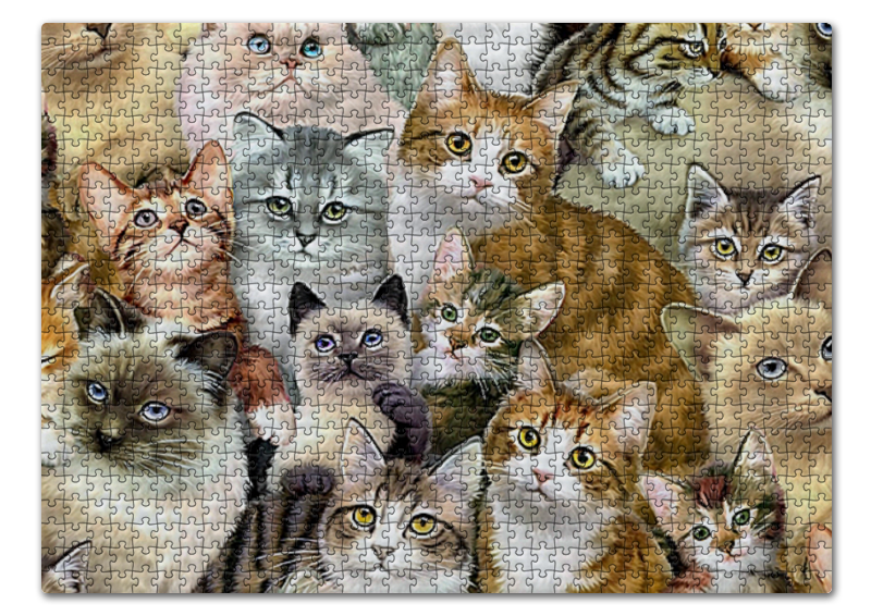Printio Пазл 43.5×31.4 см (408 элементов) Кошки