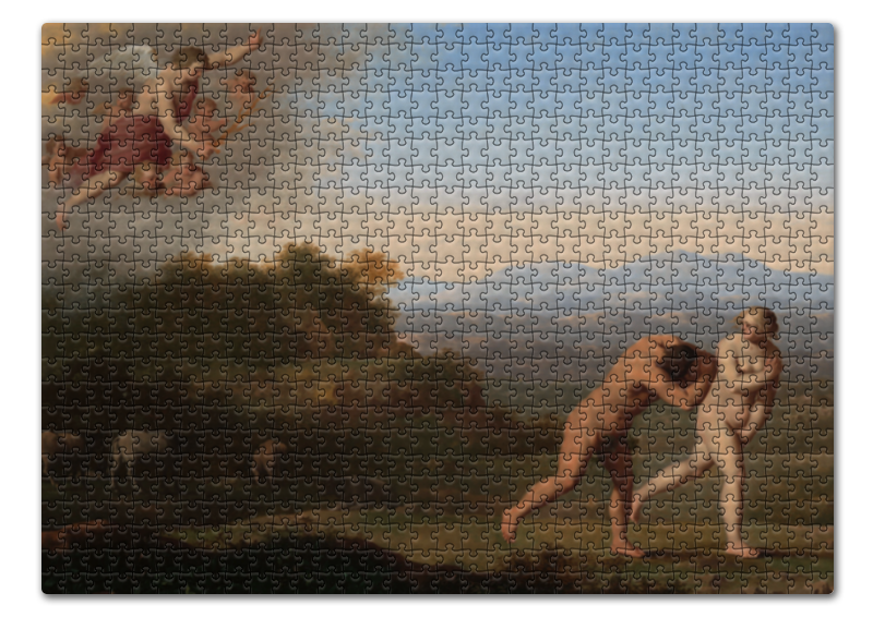 Printio Пазл 43.5×31.4 см (408 элементов) Изгнание из рая (корнелис ван пуленбург) дамиани джемма изгнание из рая