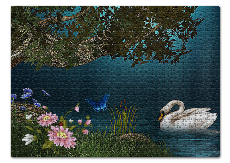 Printio Пазл 43.5×31.4 см (408 элементов) Лебединое озеро