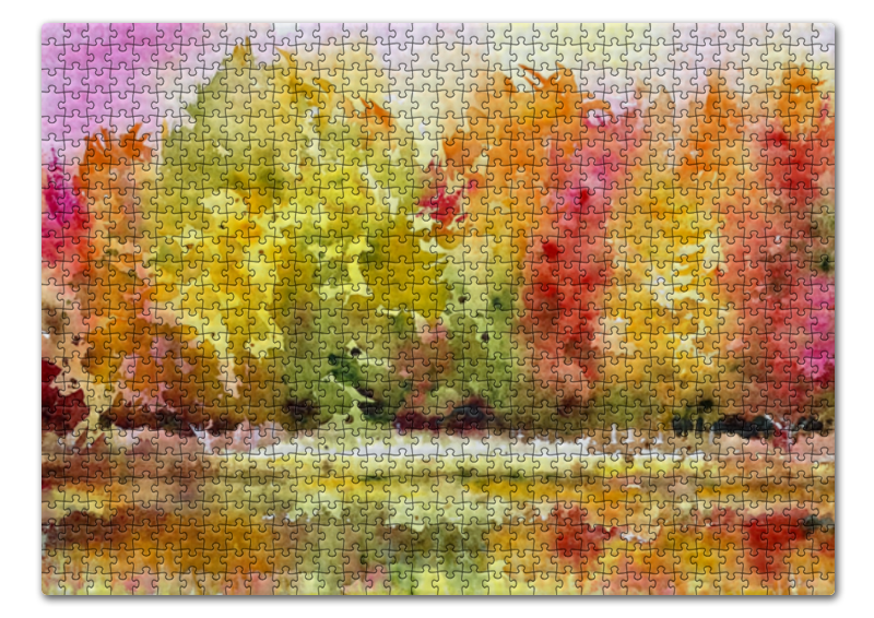 Printio Пазл 43.5×31.4 см (408 элементов) Осенний лес