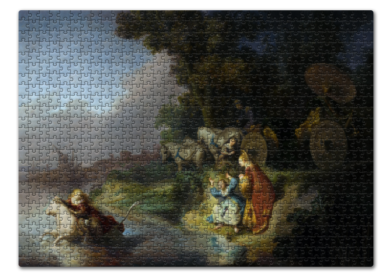 Printio Пазл 43.5×31.4 см (408 элементов) Похищение европы (картина рембрандта) цветы виола золото рейна 0 2г р о