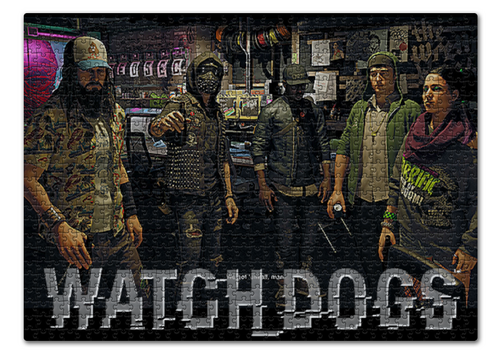 Заказать пазл в Москве. Пазл 43.5x31.4 см (408 элементов) WATCH DOGS от robus - готовые дизайны и нанесение принтов.