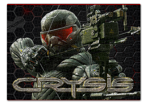 Заказать пазл в Москве. Пазл 43.5x31.4 см (408 элементов) CRYSIS от robus - готовые дизайны и нанесение принтов.