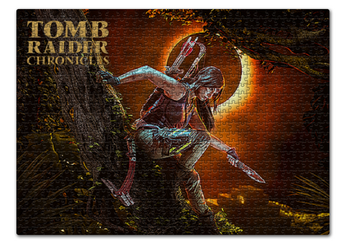 Заказать пазл в Москве. Пазл 43.5x31.4 см (408 элементов) TOMB RAIDER от robus - готовые дизайны и нанесение принтов.
