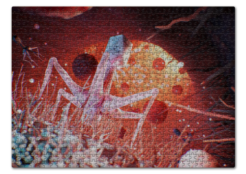 Заказать пазл в Москве. Пазл 43.5x31.4 см (408 элементов) Virus от Дана Столыпина - готовые дизайны и нанесение принтов.