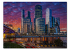 Заказать пазл в Москве. Пазл 43.5x31.4 см (408 элементов) Москва-сити от Puzzle Maniac - готовые дизайны и нанесение принтов.