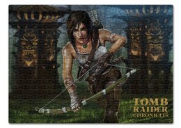 Заказать пазл в Москве. Пазл 43.5x31.4 см (408 элементов) TOMB RAIDER от robus - готовые дизайны и нанесение принтов.