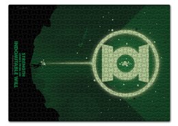 Заказать пазл в Москве. Пазл 43.5x31.4 см (408 элементов) Green Lantern/Зеленый Фонарь  от crash - готовые дизайны и нанесение принтов.