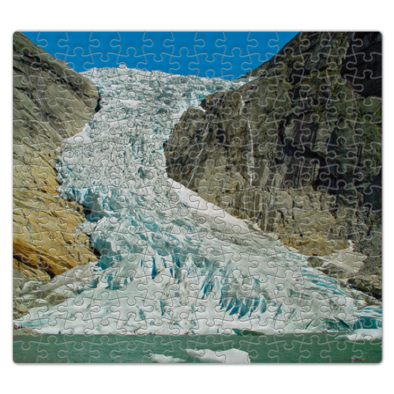 Printio Пазл магнитный 27.4×30.4 см (210 элементов) Ледник бриксдасбреен