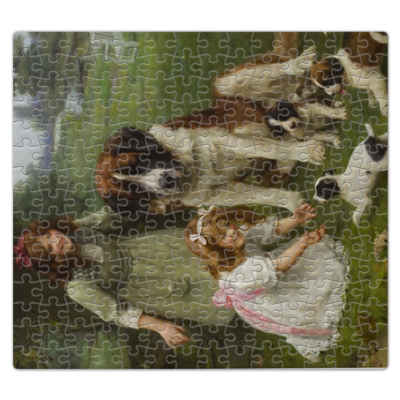 Printio Пазл магнитный 27.4×30.4 см (210 элементов) Картина артура элсли (1860-1952)