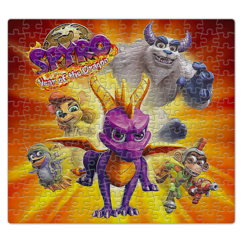 Printio Пазл магнитный 27.4×30.4 см (210 элементов) Spyro the dragon