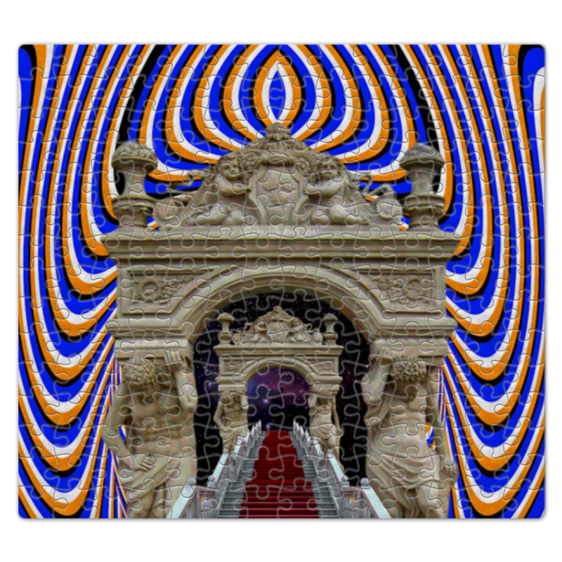 Printio Пазл магнитный 27.4×30.4 см (210 элементов) Архитектура printio пазл магнитный 27 4×30 4 см 210 элементов цветная мозаика