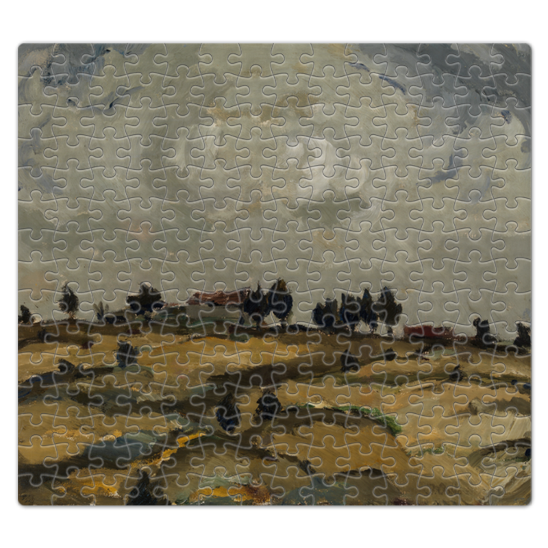 цена Printio Пазл магнитный 27.4×30.4 см (210 элементов) Осенний пейзаж с облаками (аалто илмари)