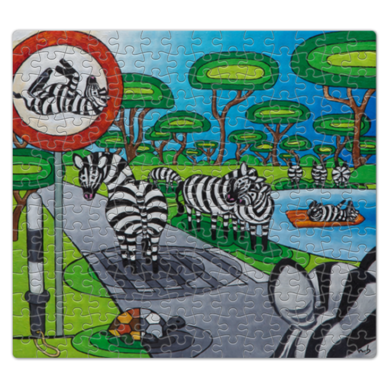 Printio Пазл магнитный 27.4×30.4 см (210 элементов) Lollypups #9 puzzle