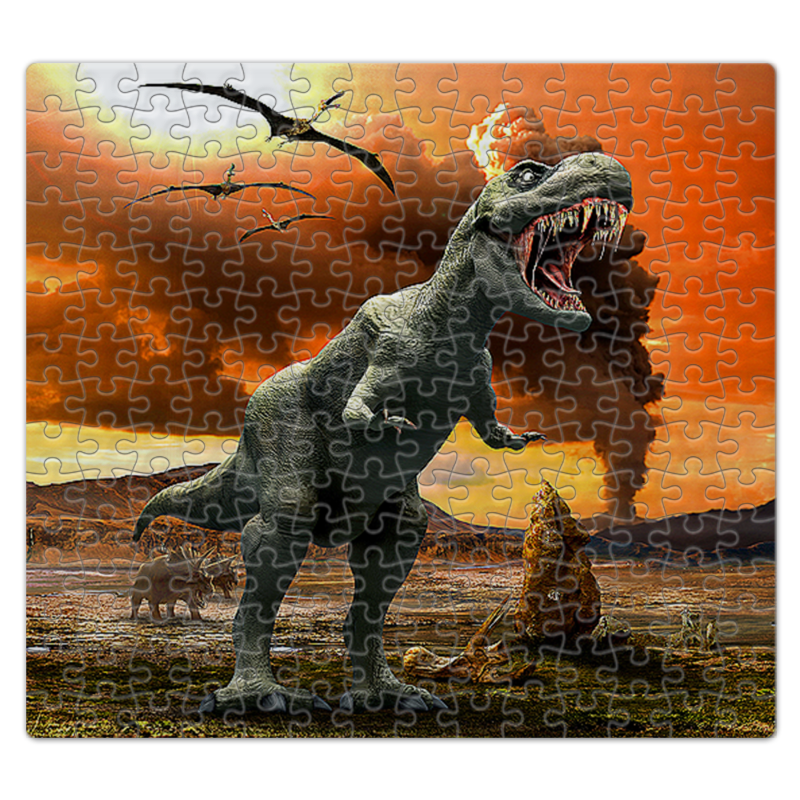Printio Пазл магнитный 27.4×30.4 см (210 элементов) Динозавры