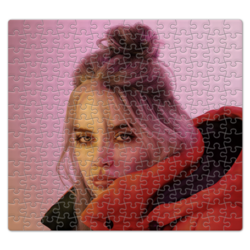 Заказать пазл в Москве. Пазл магнитный 27.4x30.4 см (210 элементов) Billie Eilish от Jimmy Flash - готовые дизайны и нанесение принтов.