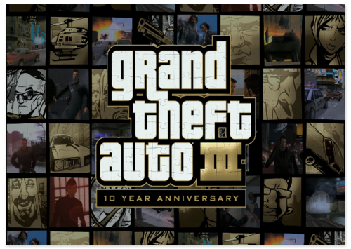 Заказать пазл в Москве. Пазл магнитный 27.4x30.4 см (210 элементов) Grand Theft Auto 3: 10 Year Anniversary от Nalivaev - готовые дизайны и нанесение принтов.