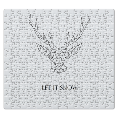 Заказать пазл в Москве. Пазл магнитный 27.4x30.4 см (210 элементов) Dear Deer от Disignshop - готовые дизайны и нанесение принтов.