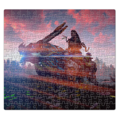 Заказать пазл в Москве. Пазл магнитный 27.4x30.4 см (210 элементов) Horizon Zero Dawn от GeekFox  - готовые дизайны и нанесение принтов.