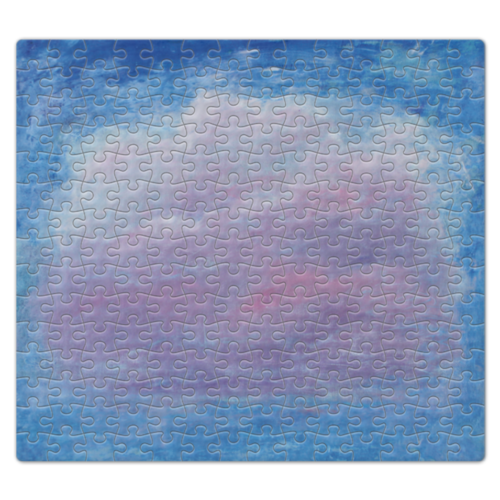 Заказать пазл в Москве. Пазл магнитный 27.4x30.4 см (210 элементов) Розовое облако на небе от khlele@mail.ru - готовые дизайны и нанесение принтов.