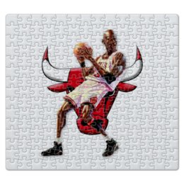 Заказать пазл в Москве. Пазл магнитный 27.4x30.4 см (210 элементов) Michael Jordan Cartooney от Mesk08 - готовые дизайны и нанесение принтов.