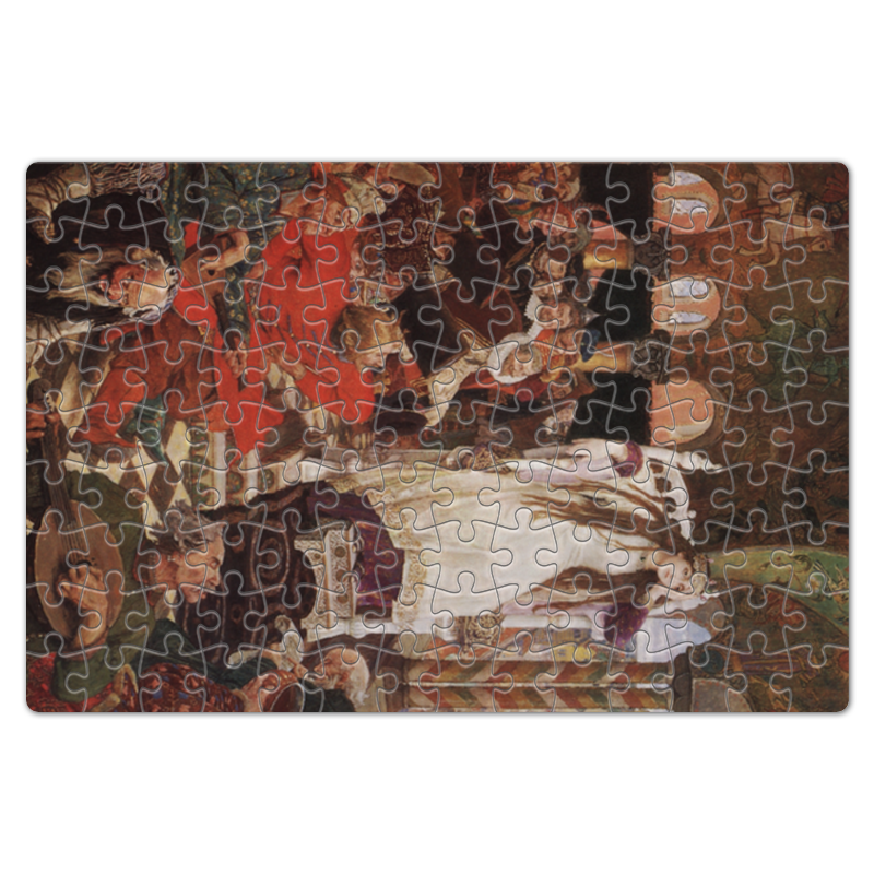 Printio Пазл магнитный 18×27 см (126 элементов) Царевна-несмеяна (картина васнецова) виктор васнецов живопись набор открыток