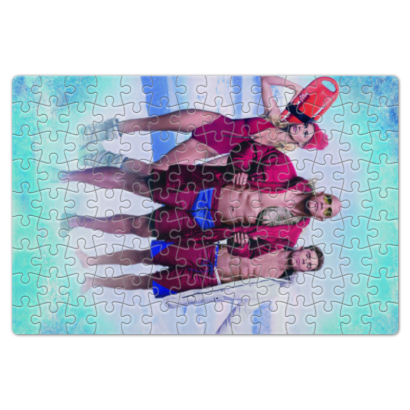 Printio Пазл магнитный 18×27 см (126 элементов) Спасатели малибу