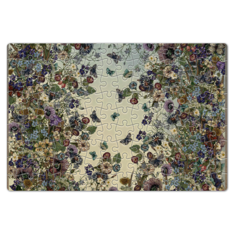 Printio Пазл магнитный 18×27 см (126 элементов) Цветы лето