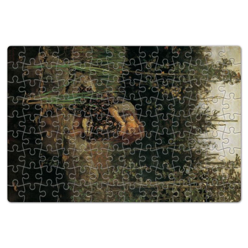 Printio Пазл магнитный 18×27 см (126 элементов) Алёнушка (картина васнецова)
