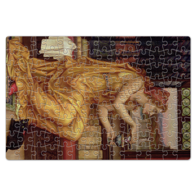 Printio Пазл магнитный 18×27 см (126 элементов) Любовное зелье (эвелин де морган) printio открытка 15x15 см ангел и змея эвелин де морган