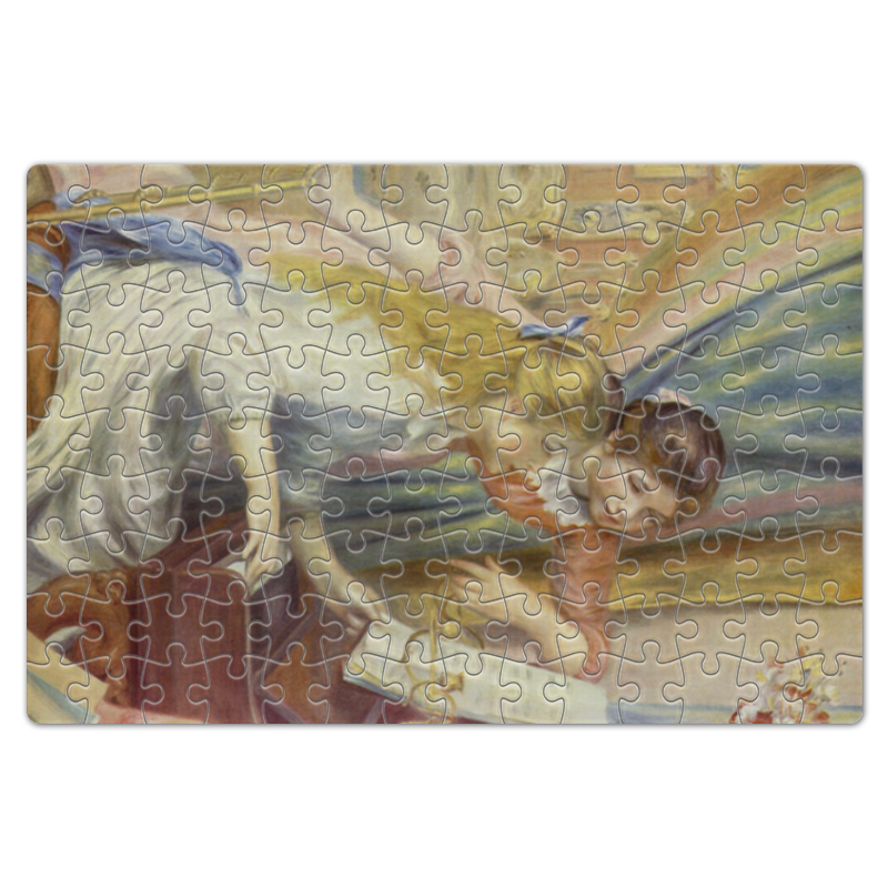 Printio Пазл магнитный 18×27 см (126 элементов) Девушки за фортепьяно (картина ренуара) printio блокнот девушки за фортепьяно картина ренуара