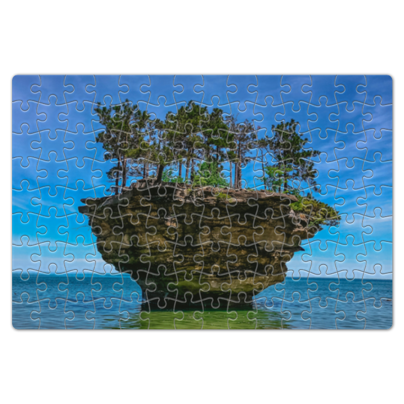 Printio Пазл магнитный 18×27 см (126 элементов) Островок фото
