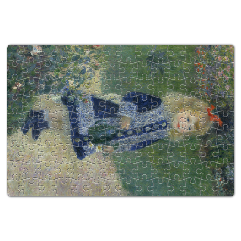 Printio Пазл магнитный 18×27 см (126 элементов) Девочка с лейкой (пьер огюст ренуар) feist peter h pierre auguste renoir