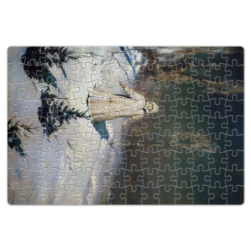 Printio Пазл магнитный 18×27 см (126 элементов) Снегурочка (картина васнецова) кашкин виктор михайлович россия дальше енисея