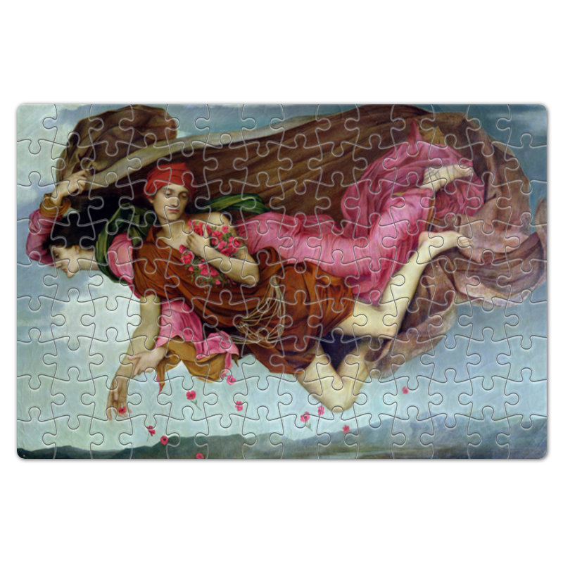 Printio Пазл магнитный 18×27 см (126 элементов) Ночь и сон (эвелин де морган) printio открытка 15x15 см ангел и змея эвелин де морган