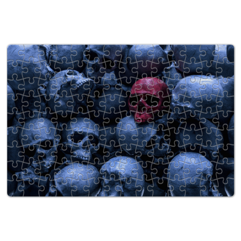 Printio Пазл магнитный 18×27 см (126 элементов) Red skull