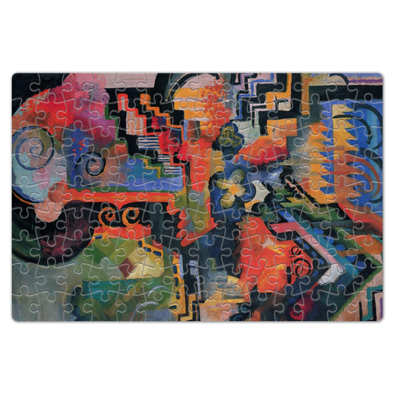 Printio Пазл магнитный 18×27 см (126 элементов) Цветовая композиция (август маке)