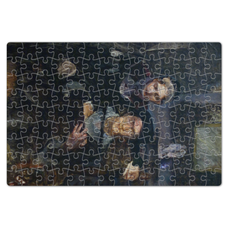 Printio Пазл магнитный 18×27 см (126 элементов) Гамлет и офелия (картина михаила врубеля) printio пазл магнитный 18×27 см 126 элементов гадалка михаил врубель