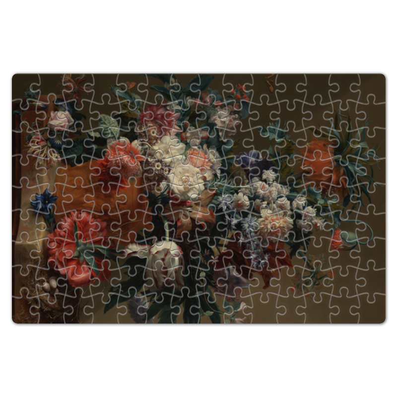 Printio Пазл магнитный 18×27 см (126 элементов) Ваза с цветами (ян ван хёйсум) printio пазл 43 5×31 4 см 408 элементов цветочный натюрморт ян ван хёйсум