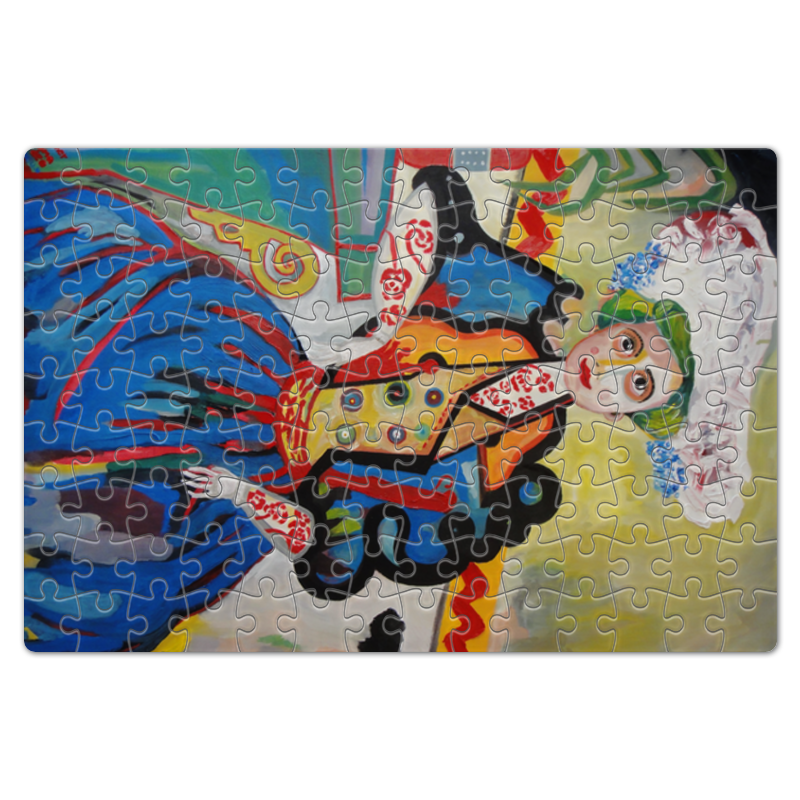 Printio Пазл магнитный 18×27 см (126 элементов) Женщина (амадеу ди соза-кардозу) printio коврик для мышки круглый женщина амадеу ди соза кардозу